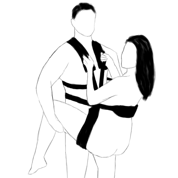 Bộ dây đai bế trướctăng trải nghiệm sex mới lạ